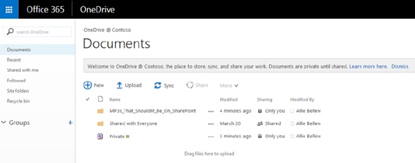 OneDrive screenshot 2