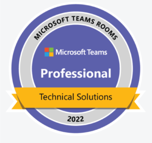 mtr_solutions Microsoft Teams Rooms Technical Solutions Professional Badge