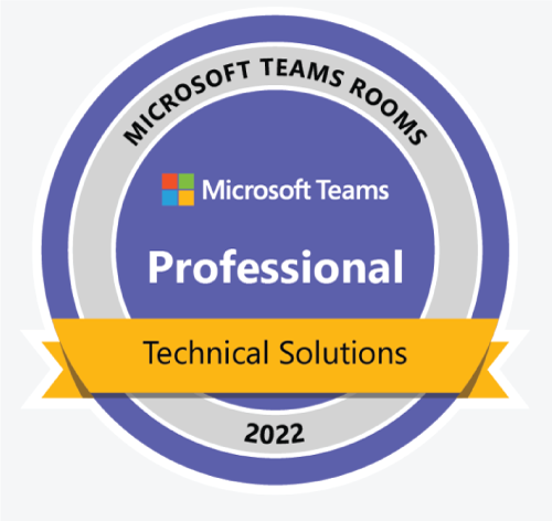 mtr_solutions Microsoft Teams Rooms Technical Solutions Professional Badge